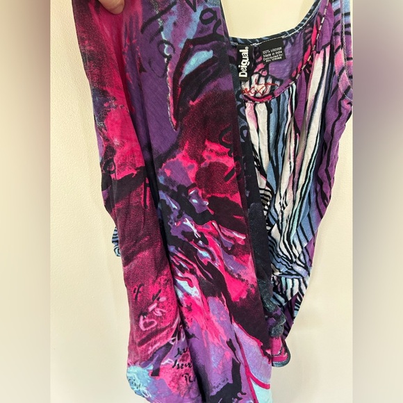 Desigual Women's Sahara Woman Knitted Dress Straps Small - Picture 5 of 7